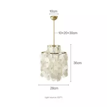 Люстра LASHA из ракушек