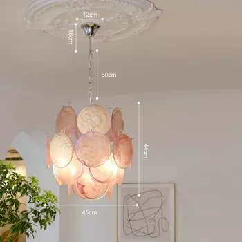 Люстра LASHA, стеклянная, винтажная