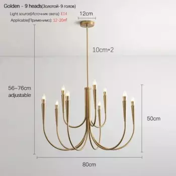 Люстра Luk Star скандинавский стиль