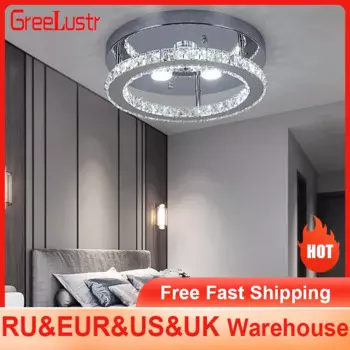 LED люстра GreeLustr, хрустальная, 220В