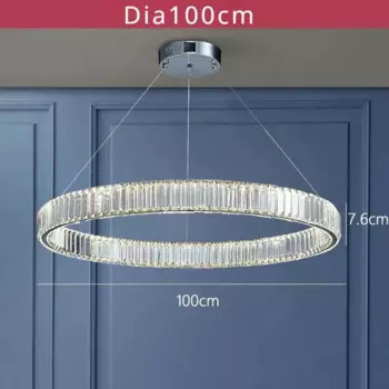 Люстра Vaapuu хрустальная золотистая 60см