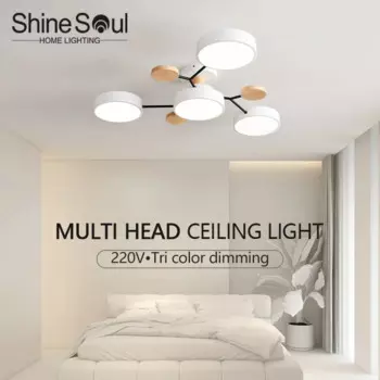 Люстра в современном стиле, 3 разных цветов