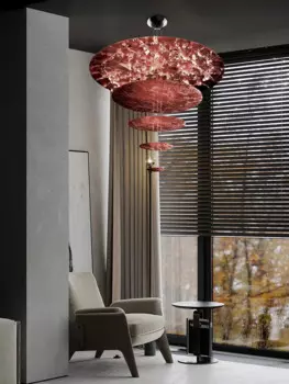 Люстра в стиле арт-деко, бронзовая, золотая, хром, с регулируемой яркостью, 2024, подвесные светильники, освещение для столовой