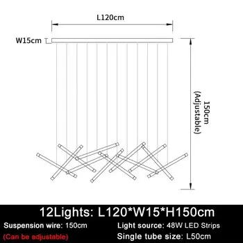 Люстра YANKE современная золотая