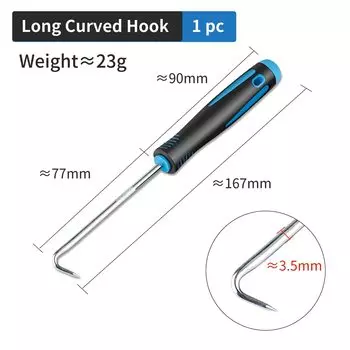 LUXIANZI 1 штука автомобильный крюк для уплотнения масляного уплотнения Набор отверток с круглым кольцом для снятия фотографий сменный инструмент для разборки автомобильные аксессуары