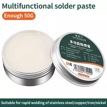 LUXIANZI Многофункциональная паяльная флюсовая паста, канифоль, электронные детали, инструмент для ремонта печатной платы, медное железо, оловянная металлическая батарея, сварочное масло