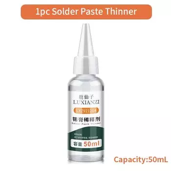 Универсальная паяльная паста LUXIANZI 50 мл, тоньше для деталей BGA PCB SMT, сварочный ремонтный инструмент, паяльный гель, флюс, оловянный крем, разбавление
