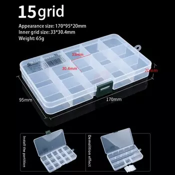 LUXIANZI водонепроницаемый пластиковый ящик для инструментов