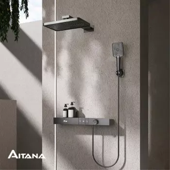 Душевая система Aitana латунь квадратная