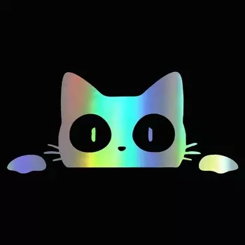 LYKX универсальный сюрприз Cat Peeking автомобильная наклейка забавная виниловая наклейка Стайлинг украшения аксессуары