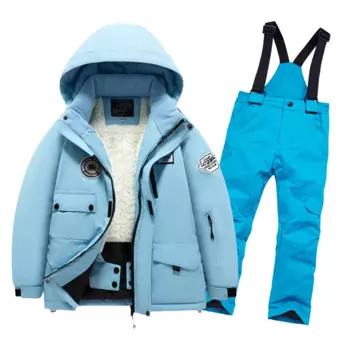 Лыжная одежда для девочек и мальчиков, зимняя теплая детская одежда для катания на лыжах и сноуборде, ветрозащитная водонепроницаемая детская лыжная куртка