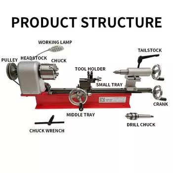 LZHZXY мини настольный токарный станок