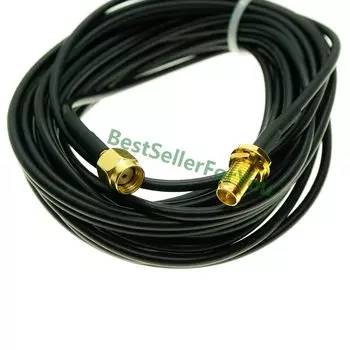 LZQLY RG174 Кабель переходник RP SMA Male to RP SMA Female