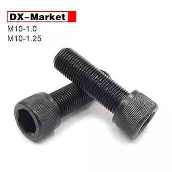 M10 * 1,0 M10 * 1,25 болт с шестигранной головкой с тонким шагом, болт с тонким шагом резьбы M10 из легированной стали, A001
