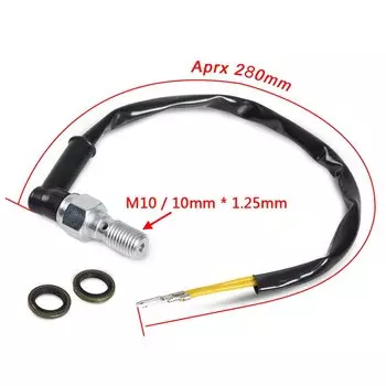 M10 1 мм, 1,25 мм, шаг гидравлического тормоза, переключатель стоп-сигнала, болт-банджо для Ducati Honda KTM Kawasaki Suzuki Triumph Yamaha