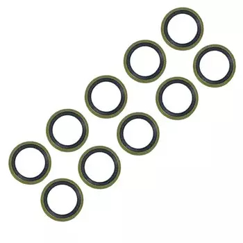 M10 Banjo Bolt масляный дренажный винт для запечатывания женский 1 комплект/10 шт. для мотоцикла Гидравлический тормозной насос сцепления тормозной шланг суппорт