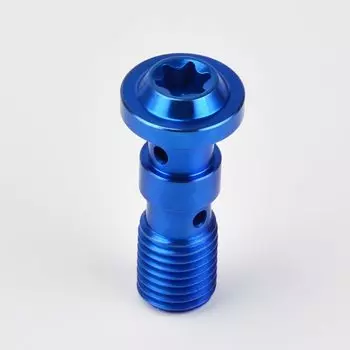 M10X1,0, M10X1,25 мотоциклетные тормозные масляные шланги, банджо, универсальные болты для Ktm Honda Yamaha Suzuki T40, фланцевая головка, титановый сплав