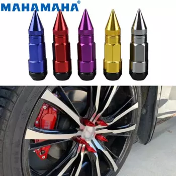 M12 * 1,25 M12 * 1,5 Колесные гайки 90 мм алюминиевый и Железный удлиненный тюнер Колесные гайки с гайкой винтовая крышка с шипами для колесных ободов