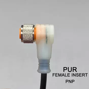 M12 4 8-контактный водонепроницаемый разъем кабеля Cloweit