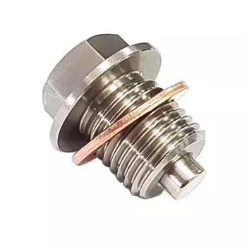 M12x1,25/M14x1,5/M16x1,5 Магнитная пробка для слива масла Сливной болт масляного поддона с шайбой Автоматическая замена пробки
