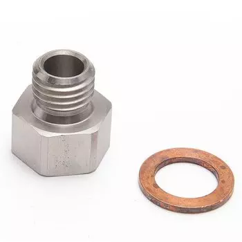M12X1.5 To 1/8 NPT новый датчик давления масла двигателя, серии разъем адаптера LS с медной шайбой