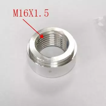 M16X1.5 алюминиевая Внутренняя сварка Вкл/сварка в фланцевой стяжке, низкопрофильный
