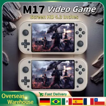 M17 Ретро портативная игровая консоль портативный карманный видеоплеер с открытым исходным кодом Linux система 4,3-дюймовый IPS-экран 64 ГБ 128 ГБ подарки