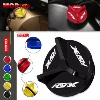 M20*2.5 XADV Motorcycle Engine Oil Cap Bolt Fuel Filler Cap Plug Aluminum Accessories For X-ADV 750 x-adv750 oil filter cover