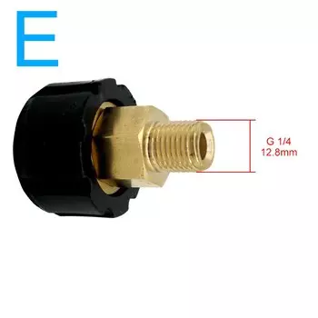 M22 быстроразъемный разъем для мойки высокого давления, штыковая насадка 14-1/4 дюйма, 3/8 дюйма, для пистолета-распылителя