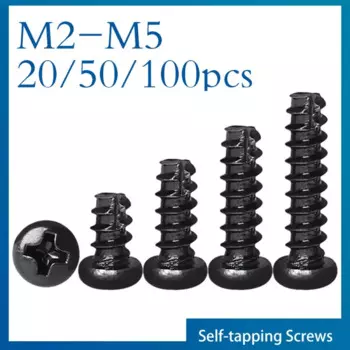 Саморезы по дереву XMSJ DIY Supplies M2 M2.3 M2.6 M3 M4 M5