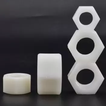 M2 M2.5 M3 M4 M5 M6 M8 M10 M12 M14 M16 M18 M20 Нейлоновые пластиковые шестигранные гайки Белый Черный Нейлоновая гайка Изоляционная шестигранная контргайка