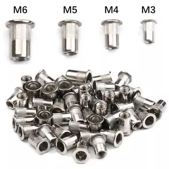 Заклепки с резьбой М3-М12 из нержавеющей стали