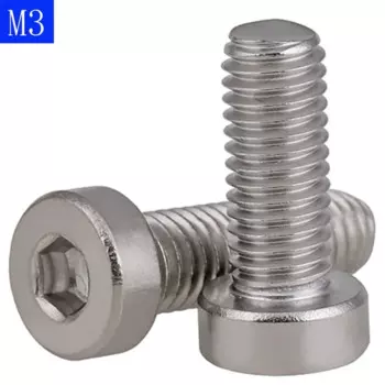 M3 x 0,5 3 мм Болт с шестигранной головкой и шестигранной головкой Винты с шестигранной головкой A2-70 Нержавеющая сталь 304 DIN 7984