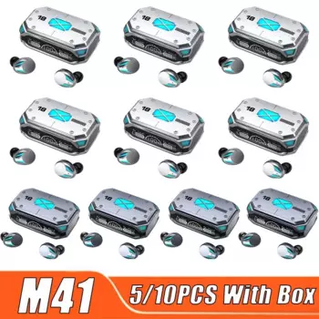 M41 Bluetooth-наушники; Наушники; Беспроводная гарнитура; Игровые наушники; Спортивные мужские умные водонепроницаемые; 2023 V5.3; Микрофоны; Fones Suit