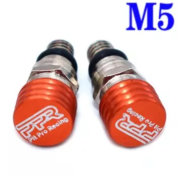 M4/M5 Пропускной водонепроницаемый предохранительный клапан передней вилки Предохранительный клапан вилки подходит для CRF YZF KXF Пропускной клапан вилки Нержавеющая сталь