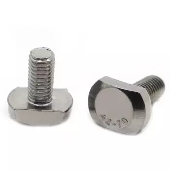 M5 M6 M8 M10 M12 GB37 A2-70 Нержавеющая сталь 304 Т-образный паз Т-образный рельсовый болт Т-образной формы с прямоугольной головкой молотка