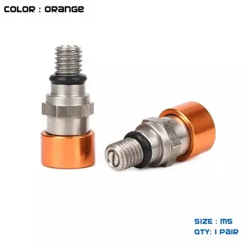 M5 водонепроницаемый спускной клапан передней вилки рельефный клапан подходит для CRF YZF KXF вилочный клапан из нержавеющей стали