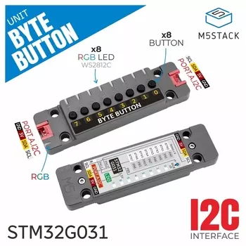 M5Stack Byte Button Unit