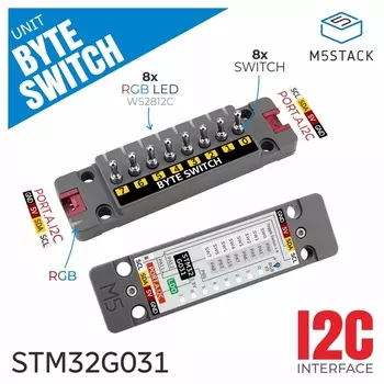 M5Stack Byte Switch Unit