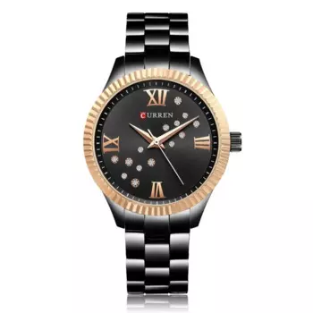 M9009 Новая мода популярные Curren Элитный бренд женские японские кварцевые часы подарок повседневные женские наручные часы с кристаллами циферблата