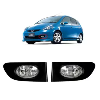 M & C для Honda Fit Jazz 2003 2004 2005 2006 2007 автомобильный передний бампер точесветильник свет противотумансветильник фара в сборе с RHD проводами переключатель противотуманная фара