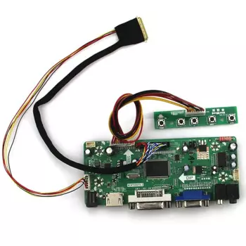 M.NT68676 плата драйвера ЖК светодиодный одного контроллера (HDMI + VGA + DVI + аудио) для B089AW01 V.1 1024*600 LVDS монитора повторного использования ноутбука
