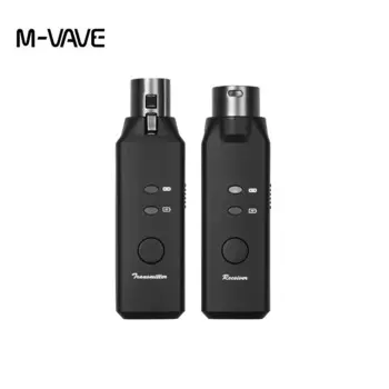 M-VAVE 2,4 Ghz беспроводной микрофон передатчик приемник Plug-on XLR микрофон Беспроводная система для динамического микрофона