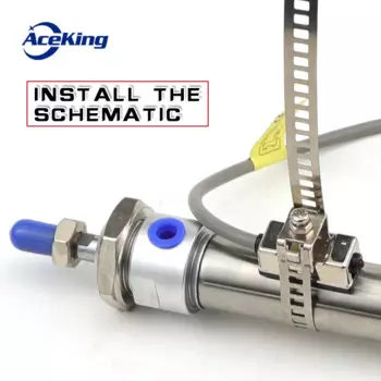 Магнитный переключатель MA/MAL, цилиндрическая лента из нержавеющей стали, крепежная лента sc1-u