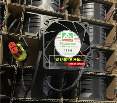 MAGIC MGA6024VB-O38 DC 24V 1.2A 60x60x38 мм 2-проводной Вентилятор охлаждения сервера