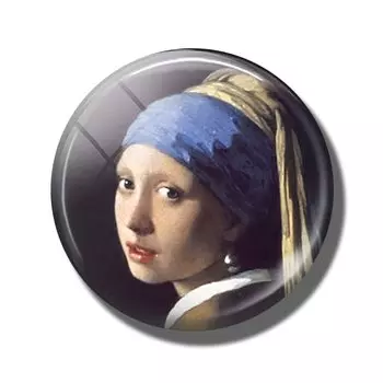 Магнит для холодильника "Девушка с жемчужной сережкой" EQJJYPOC