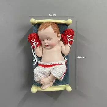 Магнит для холодильника "Спящий малыш"