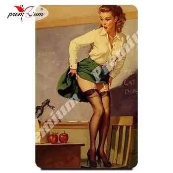 Магнит на холодильник Американский классический Пинап, Pin-up girls