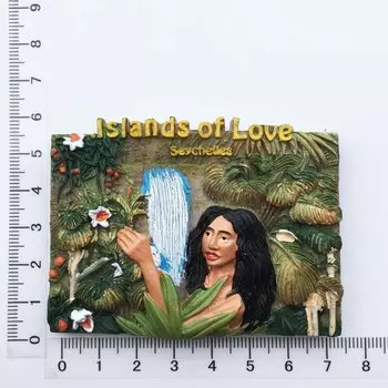 Магнит на холодильник черепаха Сейшелы