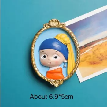 Магнит на холодильник "Мона Лиза" из смолы